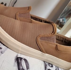 Tan Slip Ons